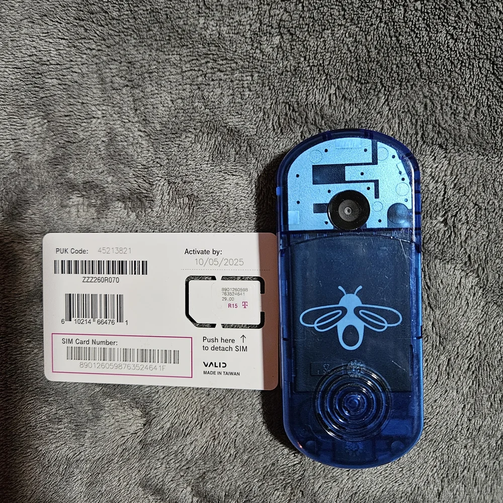 Blue Firefly Phone